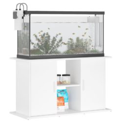 Akvariumstativ hvit 101x41x58 cm konstruert tre