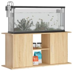 Akvariumstativ sonoma eik 121x41x58 cm konstruert tre