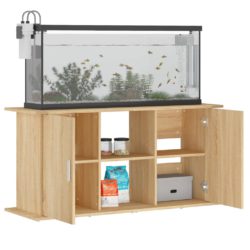 Akvariumstativ sonoma eik 121x41x58 cm konstruert tre