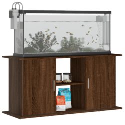 Akvariumstativ brun eik 121x41x58 cm konstruert tre