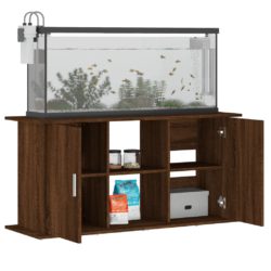 Akvariumstativ brun eik 121x41x58 cm konstruert tre