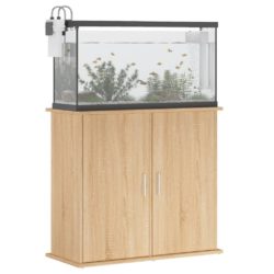 Akvariumstativ sonoma eik 81x36x73 cm konstruert tre