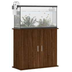 Akvariumstativ brun eik 81x36x73 cm konstruert tre