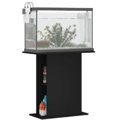 Akvariumstativ svart 75x36x72,5 cm konstruert tre