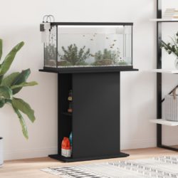 Akvariumstativ svart 75x36x72,5 cm konstruert tre