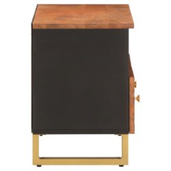 TV-benk brun og svart 70×33,5×46 cm heltre mango