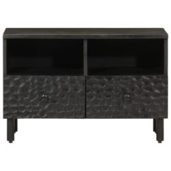 TV-benk svart 70x33x46 cm heltre mango