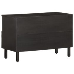 TV-benk svart 70x33x46 cm heltre mango