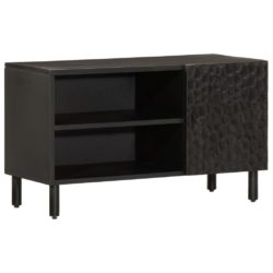 TV-benk svart 80x31x46 cm heltre mango