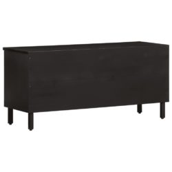 TV-benk svart 100x33x46 cm heltre mango