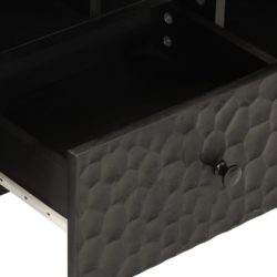 TV-benk svart 100x33x46 cm heltre mango