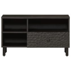 TV-benk svart 80x33x46 cm heltre mango