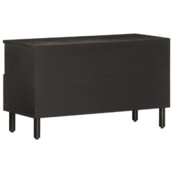 TV-benk svart 80x33x46 cm heltre mango