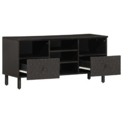 TV-benk svart 100x33x46 cm heltre mango