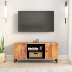 TV-benk 105x33x46 cm heltre akasie