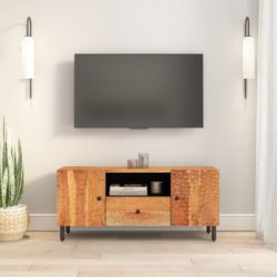 TV-benk 105x33x46 cm heltre akasie