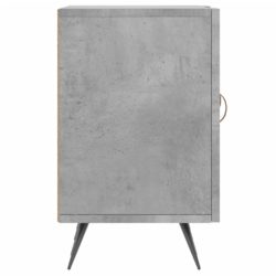 TV-benk betonggrå 150x30x50 cm konstruert tre