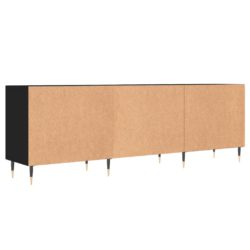 TV-benk svart 150x30x50 cm konstruert tre