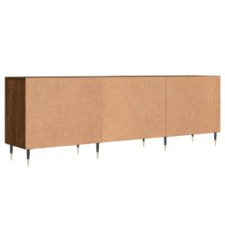 TV-benk brun eik 150x30x50 cm konstruert tre