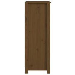 Bokhylle honningbrun 50x35x97 cm heltre furu