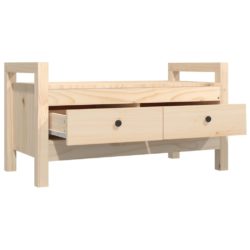 Gangbenk 80x40x43 cm heltre furu