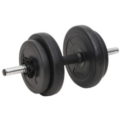 Sett med vektstang og manual med skiver 120 kg