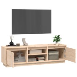 TV-benk 140x35x40 cm heltre furu