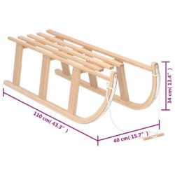 Kjelke 110x40x34 cm kryssfiner