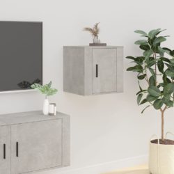 Vegghengte TV-benker 2 stk betonggrå 40×34,5×40 cm