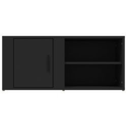 TV-benker 2 stk svart 80×31,5×36 cm konstruert tre