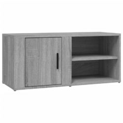 TV-benker 2 stk grå sonoma 80×31,5×36 cm konstruert tre