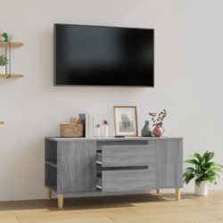 TV-benk grå sonoma 102×44,5×50 cm konstruert tre