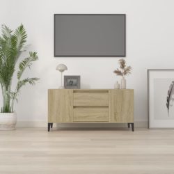 TV-benk sonoma eik 102×44,5×50 cm konstruert tre