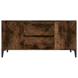 TV-benk røkt eik 102×44,5×50 cm konstruert tre