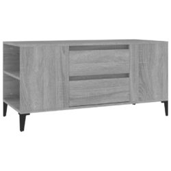 TV-benk grå sonoma 102×44,5×50 cm konstruert tre