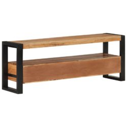 TV-benk 120x30x45 cm heltre akasie