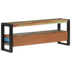 TV-benk 120x30x45 cm gjenvunnet heltre