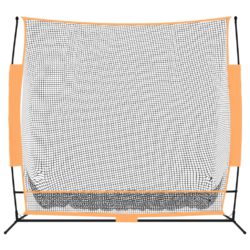 Golfnett svart og oransje 215x107x216 cm polyester