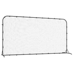 Football stoppnett svart 366x90x183 cm HDPE