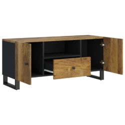 TV-benk 105×33,5×46 cm heltre mango og konstruert tre