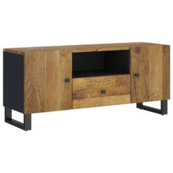 TV-benk 105×33,5×46 cm heltre mango og konstruert tre