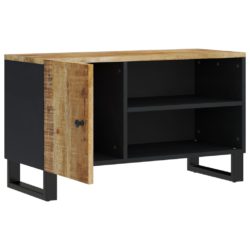 TV-benk 80x33x46 cm heltre mango og konstruert tre