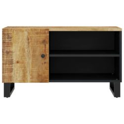 TV-benk 80x33x46 cm heltre mango og konstruert tre