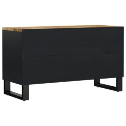 TV-benk 80x33x46 cm heltre mango og konstruert tre