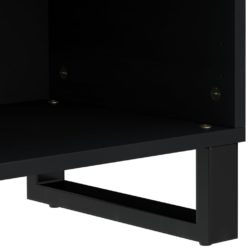 TV-benk 80x33x46 cm heltre akasie og konstruert tre