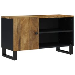 TV-benk 80x33x46 cm heltre mango og konstruert tre