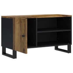 TV-benk 80x33x46 cm heltre mango og konstruert tre