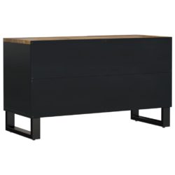 TV-benk 80x33x46 cm heltre mango og konstruert tre