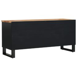 TV-benk 100x33x46 cm heltre akasie og konstruert tre