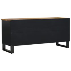 TV-benk 100x33x46 cm heltre mango og konstruert tre